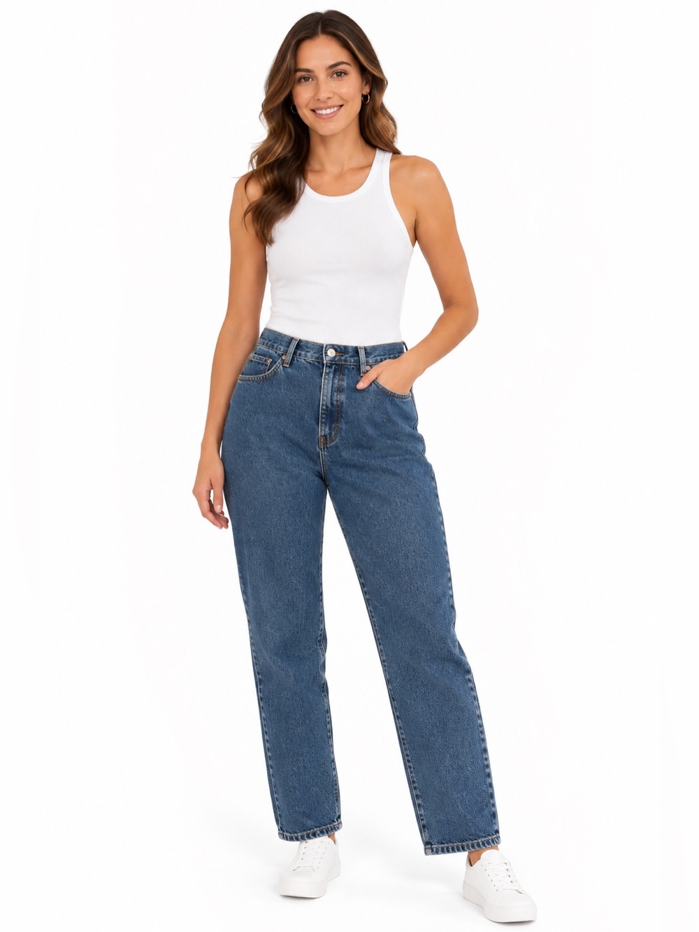 Vintage French Dressing Jeans FDJ High Rise Mom Jeans Size 10P Made in Canada